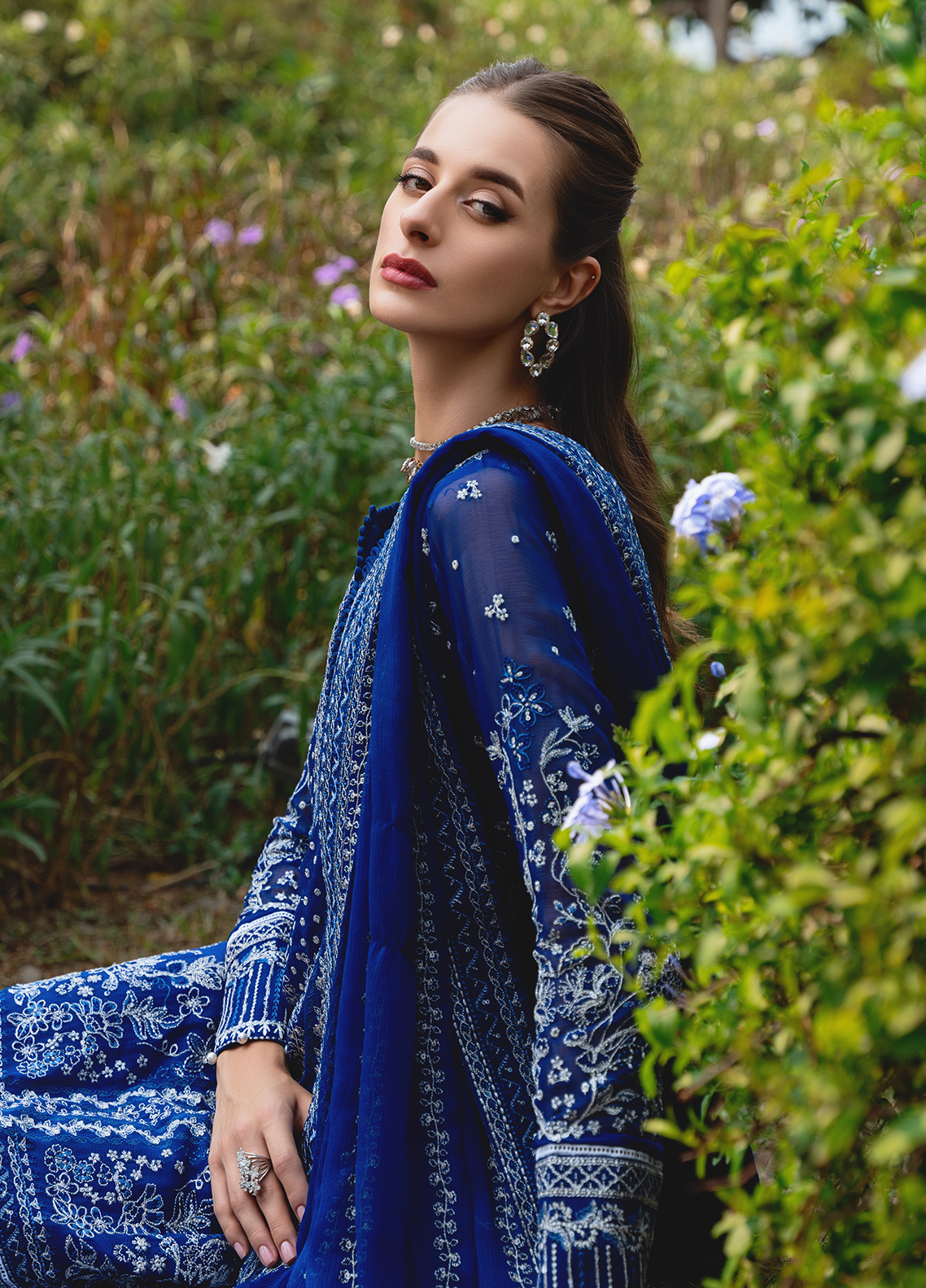 Gulaal Stitched 3 Piece Luxury Emb Pret Collection'2025-Celise (GL-EP-2024-20)