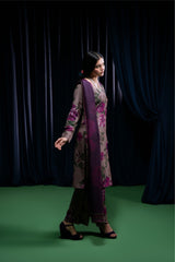 Feathers Unstitched 3 Piece Winter Collection-SHIREEN-FT416
