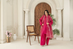 Zoya Zafar Stitched 3 Piece Silk Collection'2025-Farshi Shalwar 12