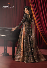 Asim Jofa Premium Festive Ajpf-38 Embroidered Shimmer Silk 3 Pcs