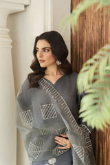 Zoya Zafar Stitched 3 Piece Silk Collection'2025-Farshi Shalwar 11