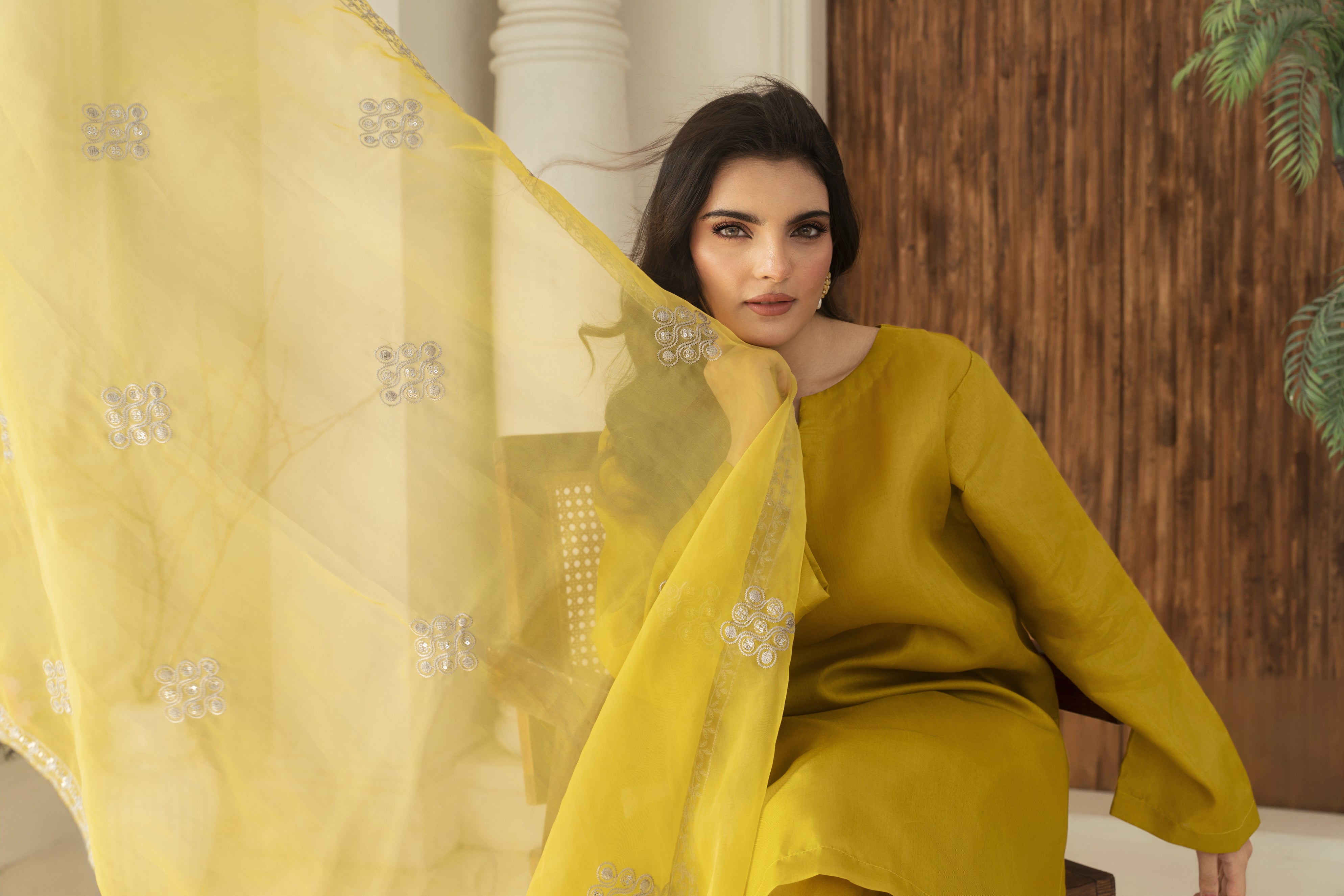 Zoya Zafar Stitched 3 Piece Silk Collection'2025-Farshi Shalwar 07