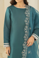 Zoya Zafar Stitched 3 Piece Silk Collection'2025-Farshi Shalwar 08