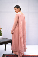 Najia Zia Stitched 3 Piece Formals Collection'2025-Salmon