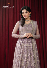 Asim Jofa Premium Festive Ajpf-34 Embroidered Net 3 Pcs