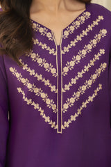 Zoya Zafar Stitched 3 Piece Silk Collection'2025-Farshi Shalwar 01