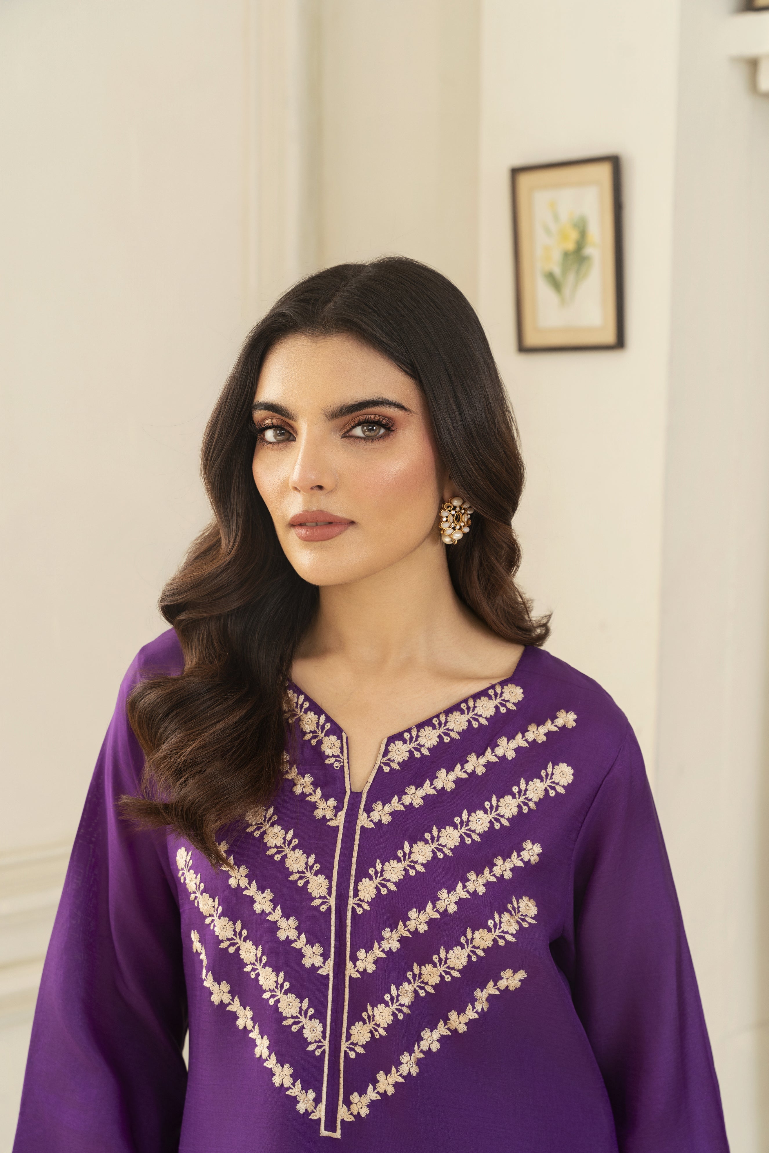 Zoya Zafar Stitched 3 Piece Silk Collection'2025-Farshi Shalwar 01
