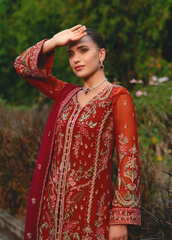 Gulaal Stitched 3 Piece Luxury Emb Pret Collection'2025-Athena (GL-EP-2024-22)