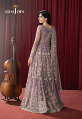 Asim Jofa Premium Festive Ajpf-34 Embroidered Net 3 Pcs
