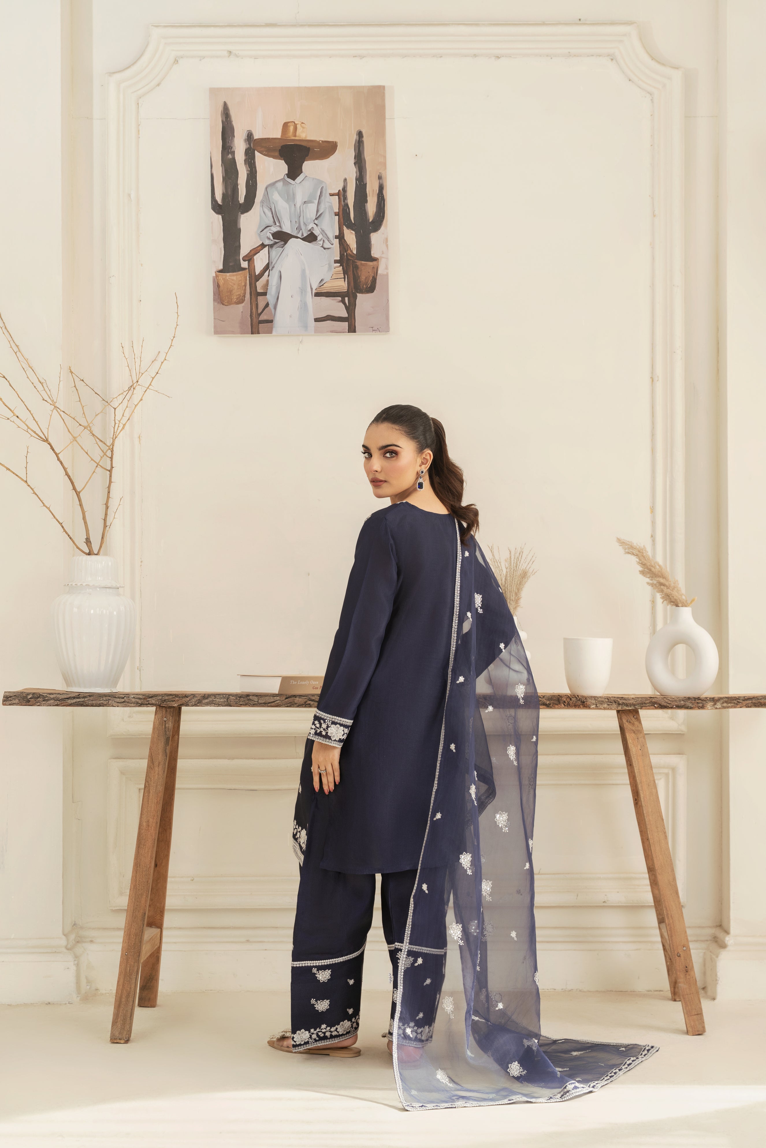 Zoya Zafar Stitched 3 Piece Silk Collection'2025-Farshi Shalwar 03