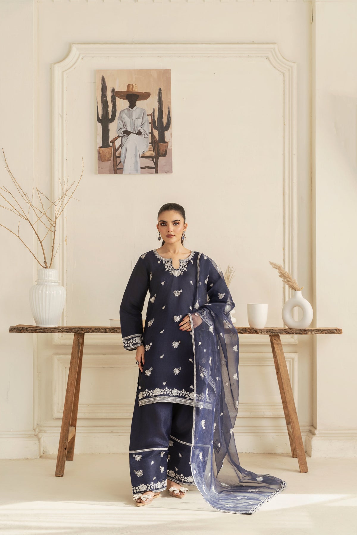 Zoya Zafar Stitched 3 Piece Silk Collection'2025-Farshi Shalwar 03
