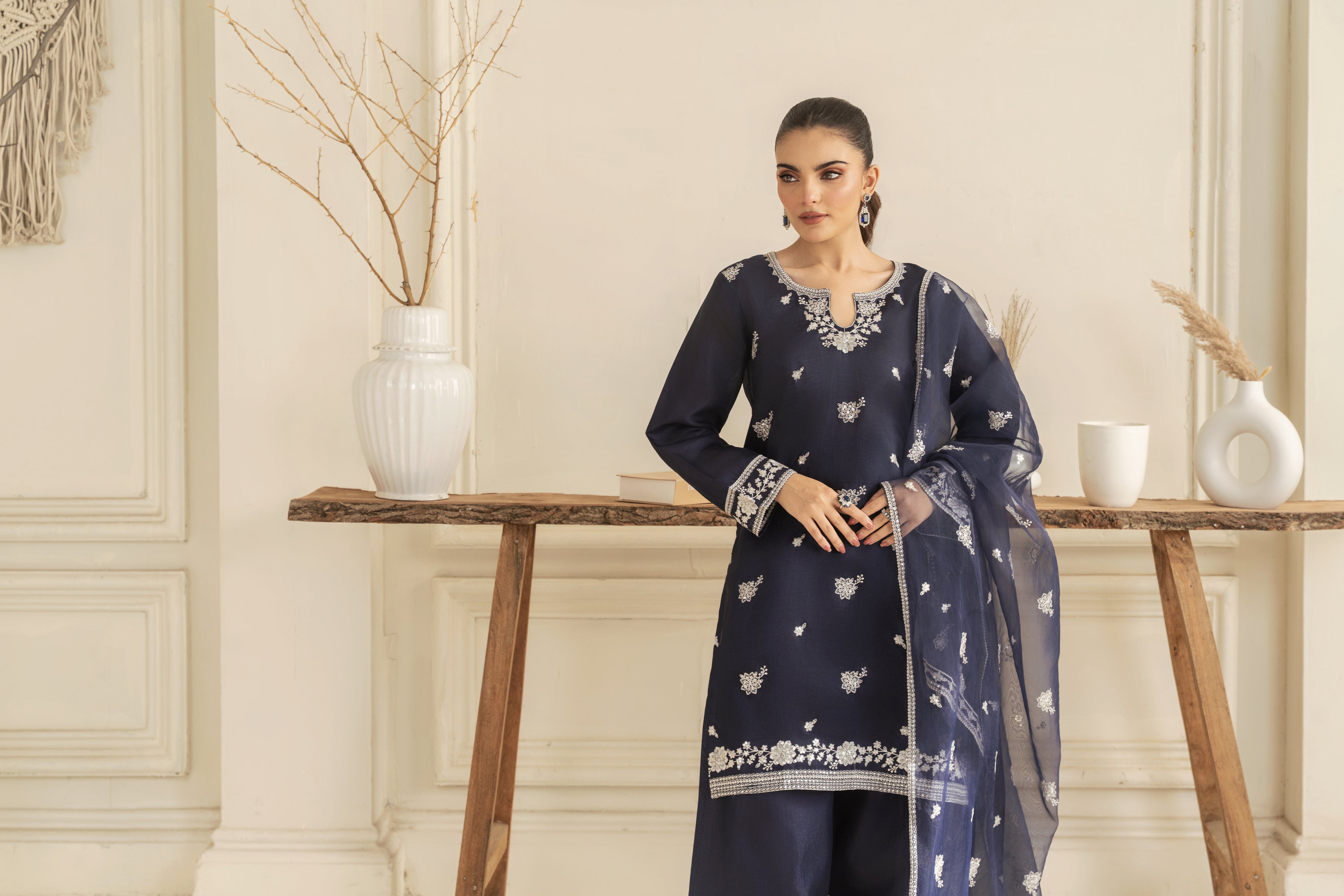 Zoya Zafar Stitched 3 Piece Silk Collection'2025-Farshi Shalwar 03