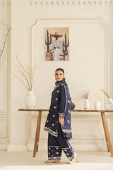 Zoya Zafar Stitched 3 Piece Silk Collection'2025-Farshi Shalwar 03
