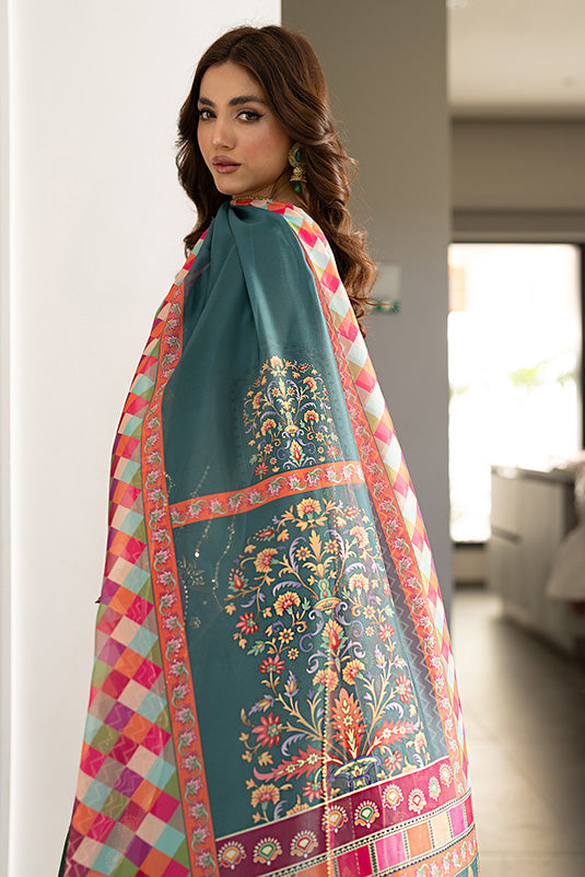 Zaaviay Stitched Eid Edit Collection Shahnaz (Three Piece)