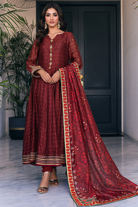 Zaaviay Stitched Eid Edit Collection Vanya (Three Piece)