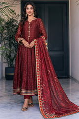 Zaaviay Stitched Eid Edit Collection Vanya (Three Piece)