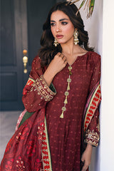 Zaaviay Stitched Eid Edit Collection Vanya (Three Piece)