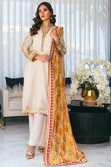 Zaaviay Stitched Eid Edit Collection Dia (Three Piece)