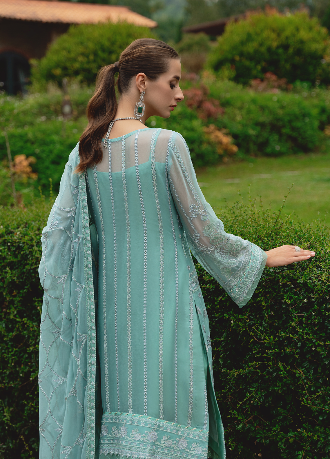 Gulaal Stitched 3 Piece Luxury Emb Pret Collection'2025-Nissa (GL-EP-2024-23)
