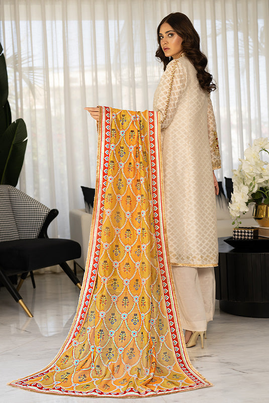 Zaaviay Stitched Eid Edit Collection Dia (Three Piece)