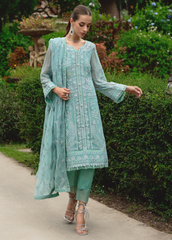 Gulaal Stitched 3 Piece Luxury Emb Pret Collection'2025-Nissa (GL-EP-2024-23)