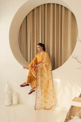 Zoya Zafar Stitched 3 Piece Silk Collection'2025-Farshi shalwar 05