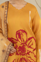 Zoya Zafar Stitched 3 Piece Silk Collection'2025-Farshi shalwar 05