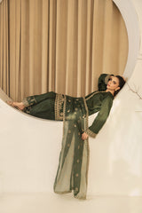 Zoya Zafar Stitched 3 Piece Silk Collection'2025-Farshi Shalwar 09