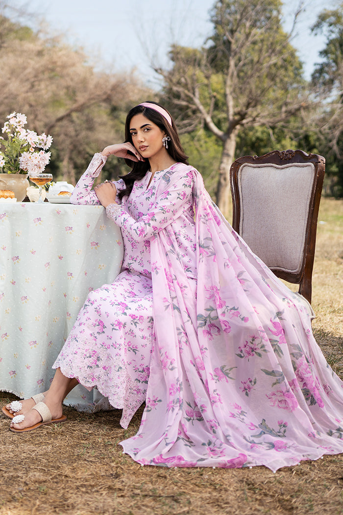 Fresco By Sheenora Stitched 3 Piece Lawn Edit Collection'2025-Pastel Charm