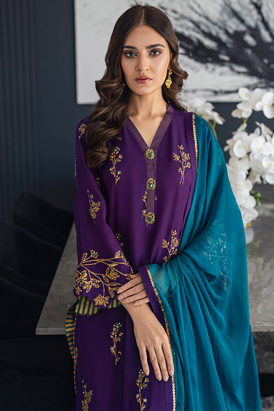 Zaaviay Stitched Eid Edit Collection Shanara (Three Piece)