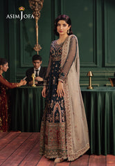 Asim Jofa Premium Festive Ajpf-39 Embroidered Chiffon 2 Pcs