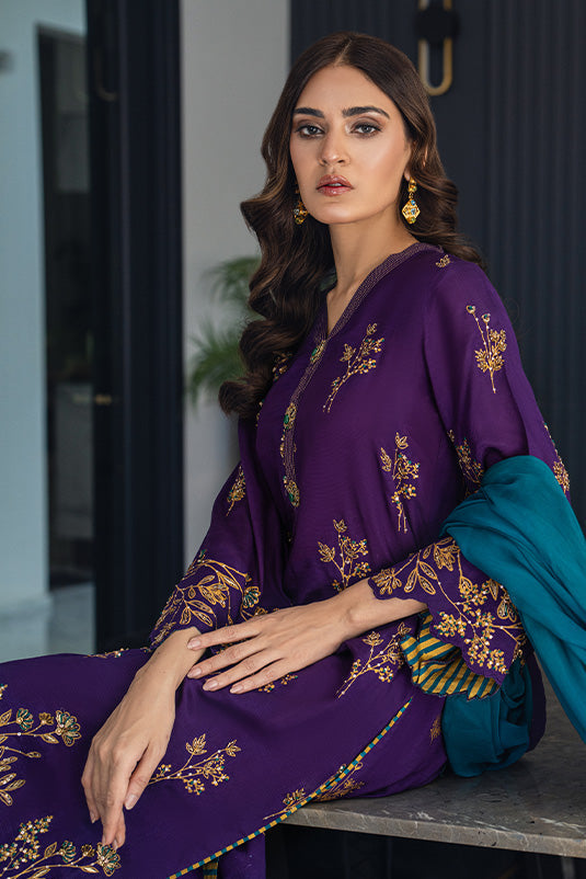 Zaaviay Stitched Eid Edit Collection Shanara (Three Piece)