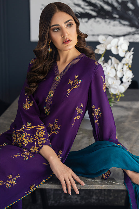 Zaaviay Stitched Eid Edit Collection Shanara (Three Piece)