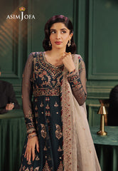 Asim Jofa Premium Festive Ajpf-39 Embroidered Chiffon 2 Pcs