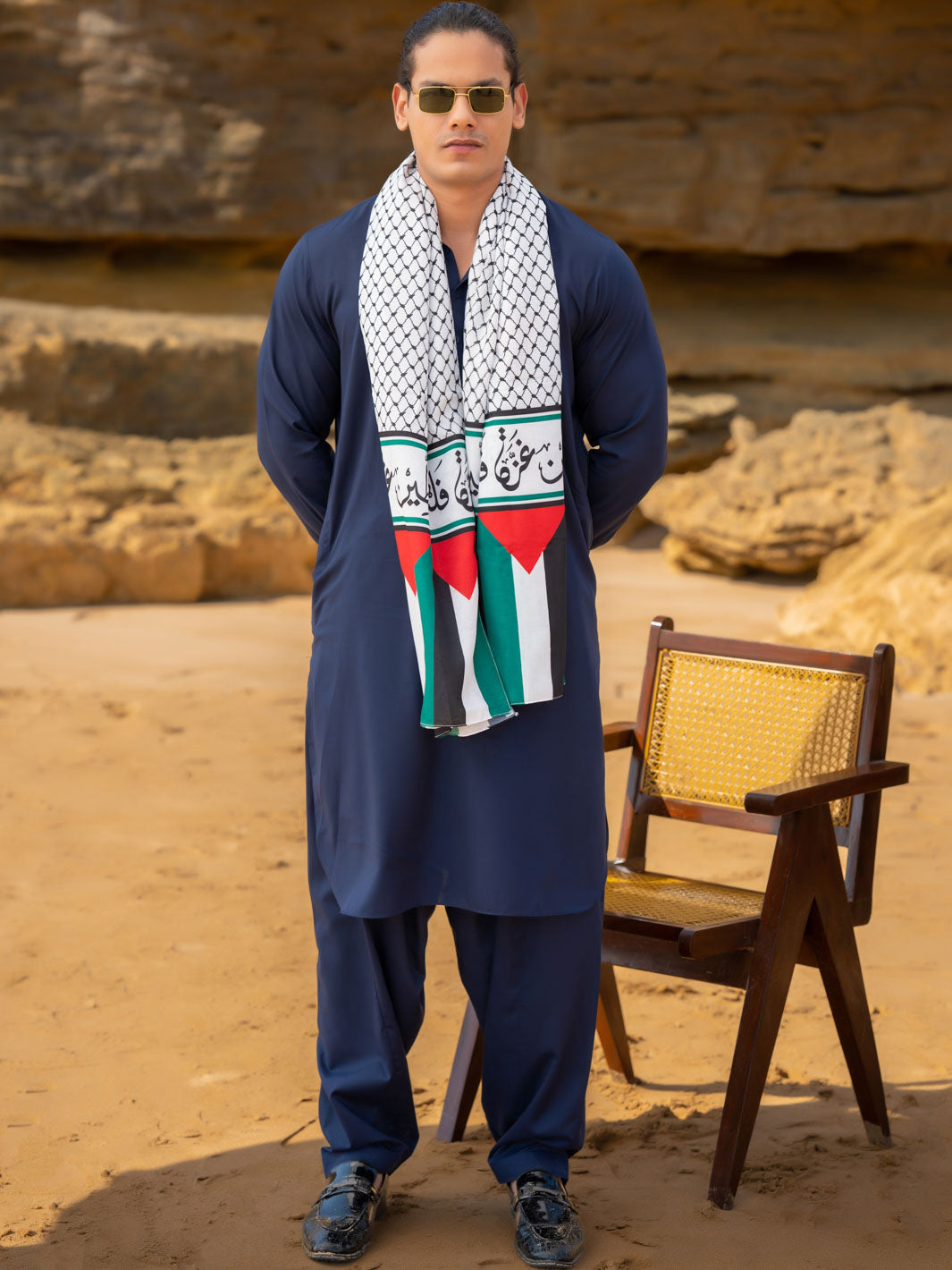 Tng By Md Men Stole Collection-Palestine Stole (Men)