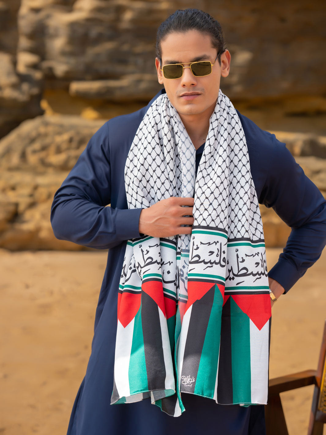 Tng By Md Men Stole Collection-Palestine Stole (Men)
