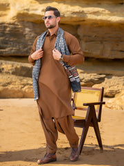 Tng By Md Men Stole Collection-Tng-Signature -Stole Grey (Men)