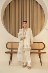 Zoya Zafar Stitched 3 Piece Silk Collection'2025-Farshi Shalwar 10