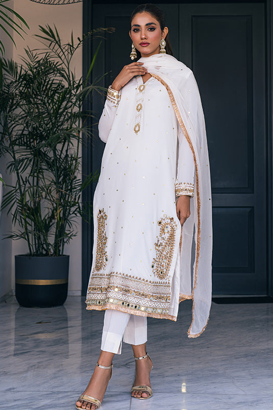 Zaaviay Stitched Eid Edit Collection Riha (Three Piece)