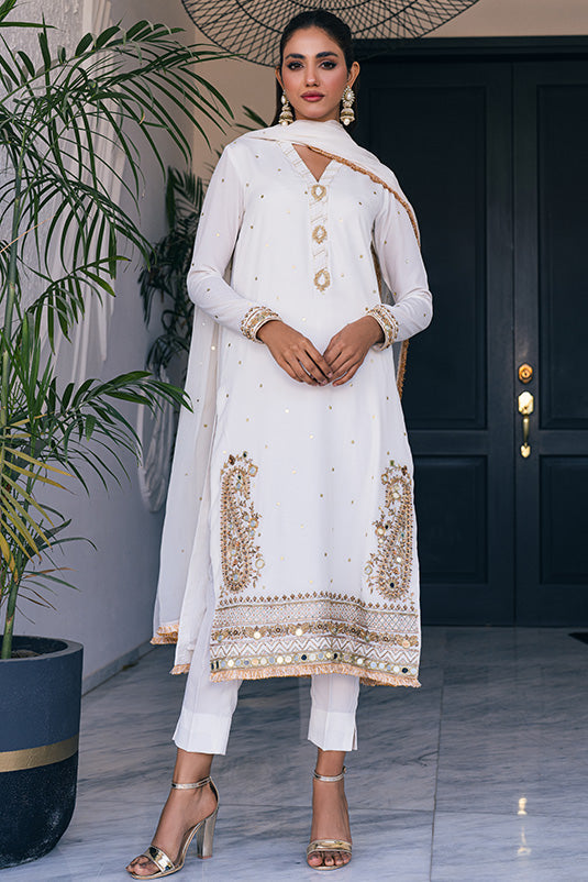Zaaviay Stitched Eid Edit Collection Riha (Three Piece)
