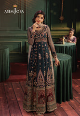 Asim Jofa Premium Festive Ajpf-39 Embroidered Chiffon 2 Pcs