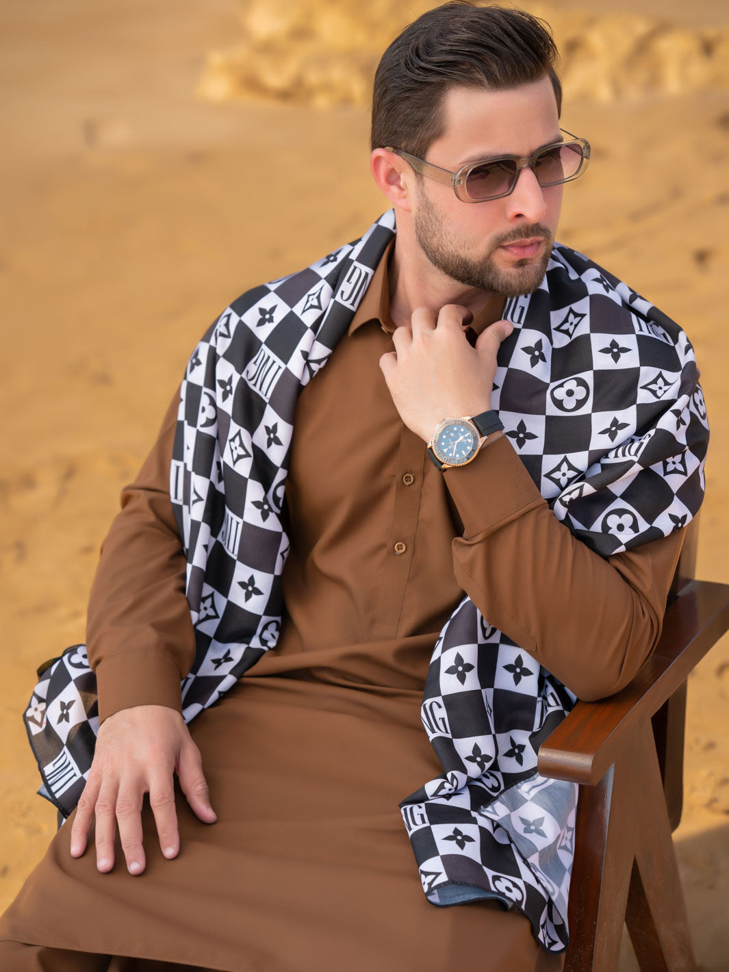 Tng By Md Men Stole Collection-Tng-Logo-Stole 008 (Men)