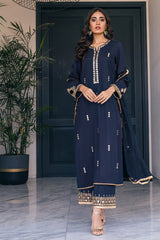 Zaaviay Stitched Eid Edit Collection Farheen (Three Piece)