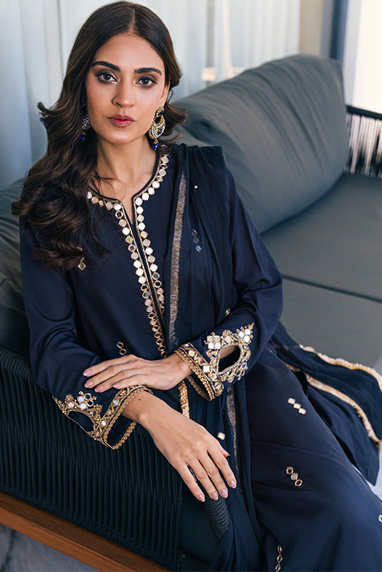 Zaaviay Stitched Eid Edit Collection Farheen (Three Piece)