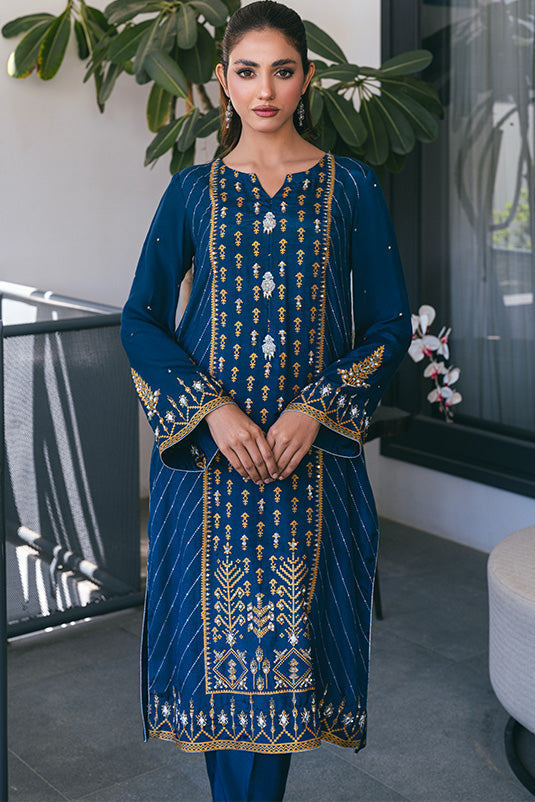 Zaaviay Stitched Eid Edit Collection Samara (Three Piece)
