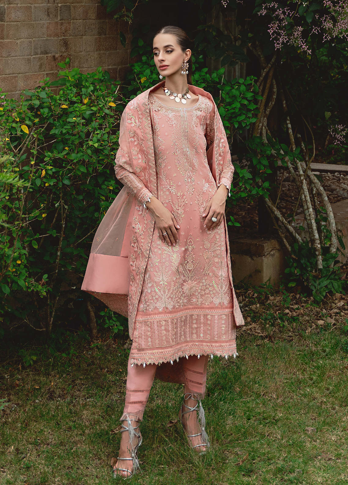 Gulaal Stitched 3 Piece Luxury Emb Pret Collection'2025-Cressida (GL-EP-2024-18)
