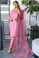 Zaaviay Stitched Eid Edit Collection Lujain (Three Piece)