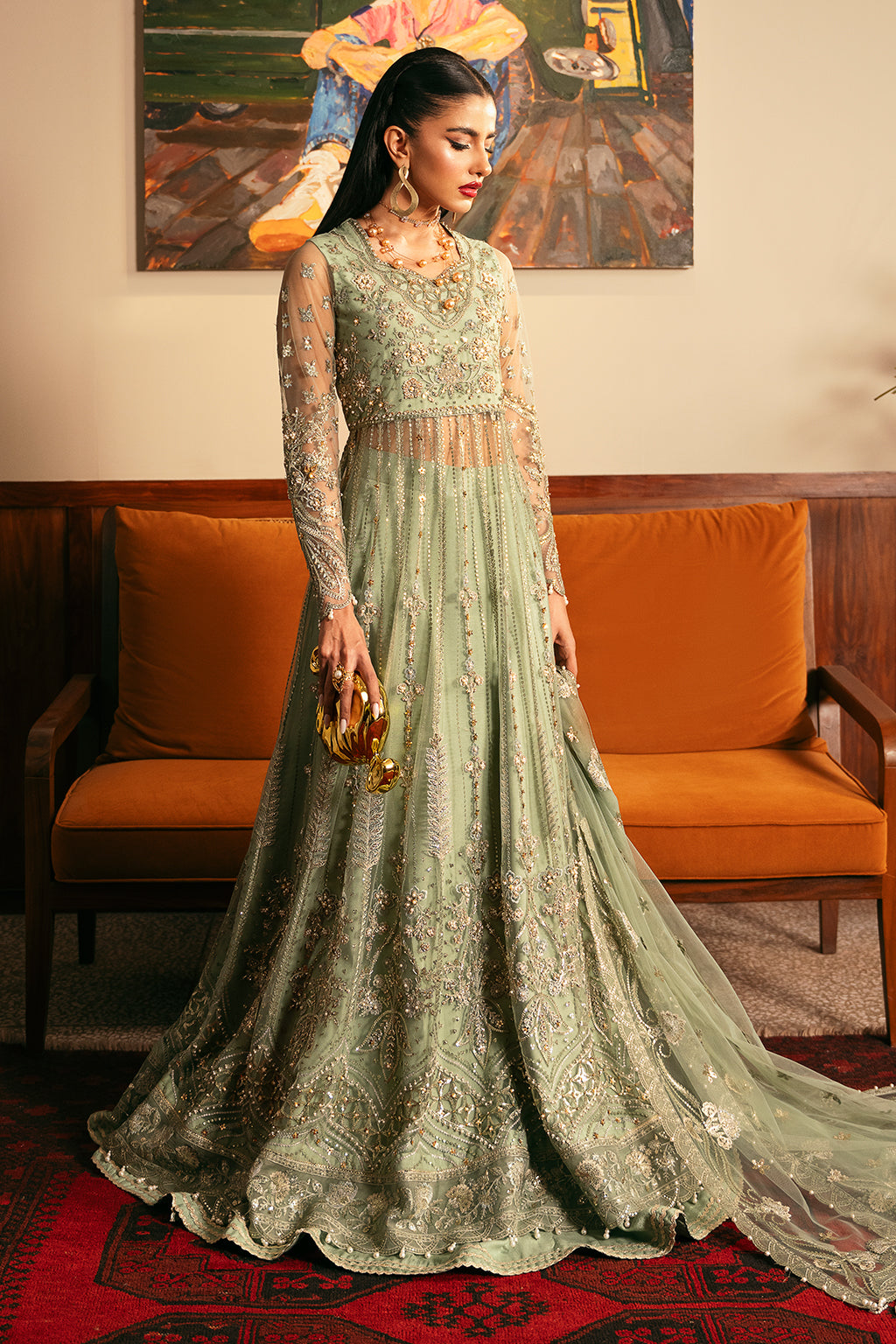 Glamoura By Sheenora Unstitched 3 Piece Wedding Formals Collection'2025-Monarch