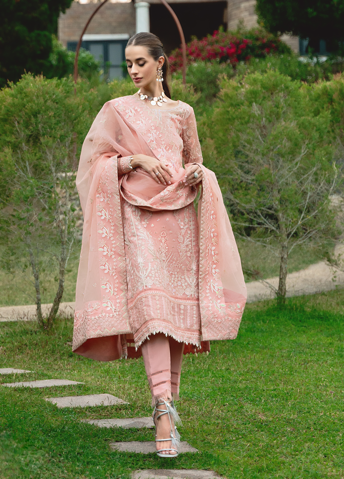 Gulaal Stitched 3 Piece Luxury Emb Pret Collection'2025-Cressida (GL-EP-2024-18)
