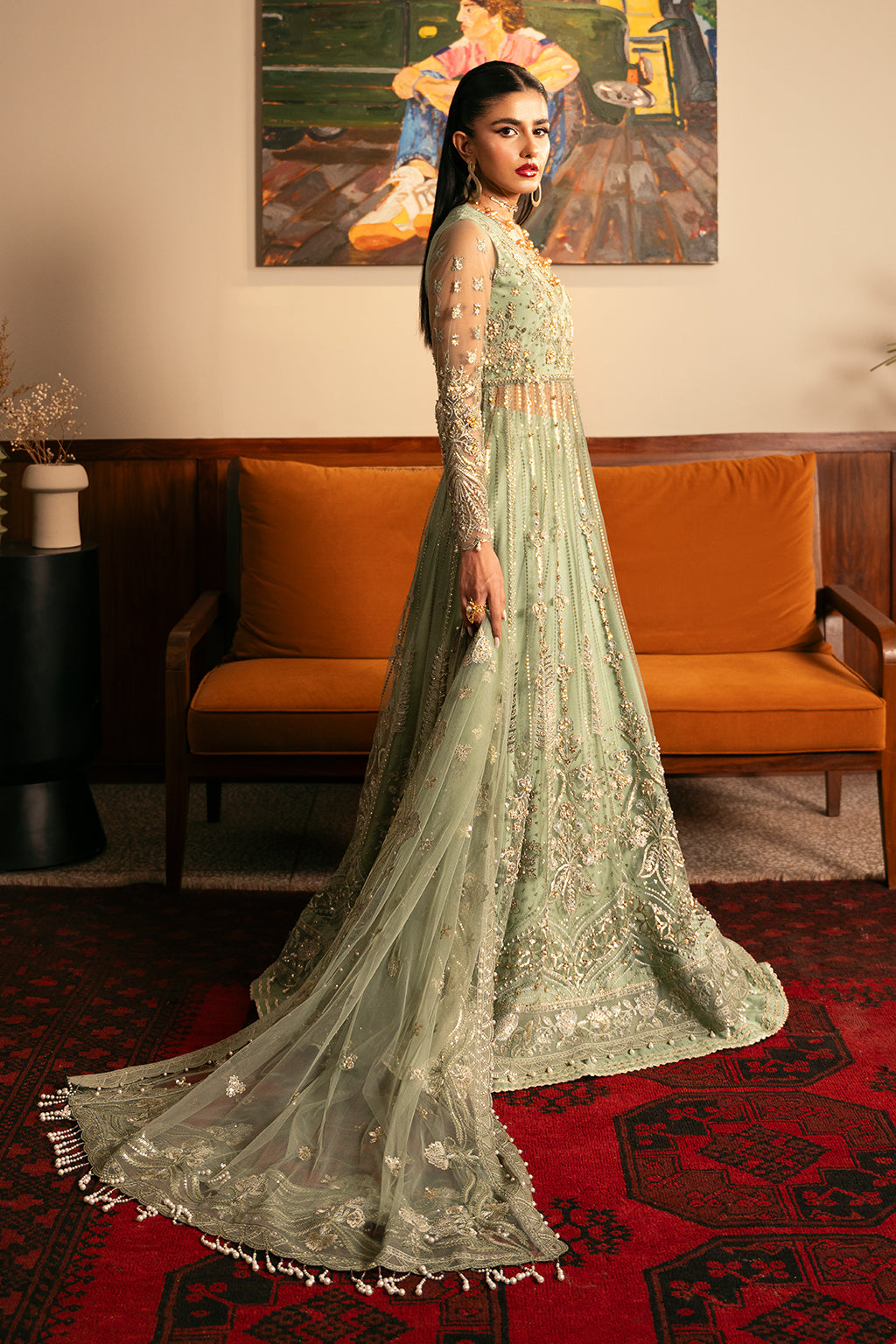 Glamoura By Sheenora Unstitched 3 Piece Wedding Formals Collection'2025-Monarch